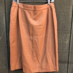 Block Island Petites 100% Wool Skirt